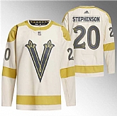 Men's Vegas Golden Knights #20 Chandler Stephenson Cream 2024 Winter Classic Breakaway Stitched Jersey Dzhi,baseball caps,new era cap wholesale,wholesale hats